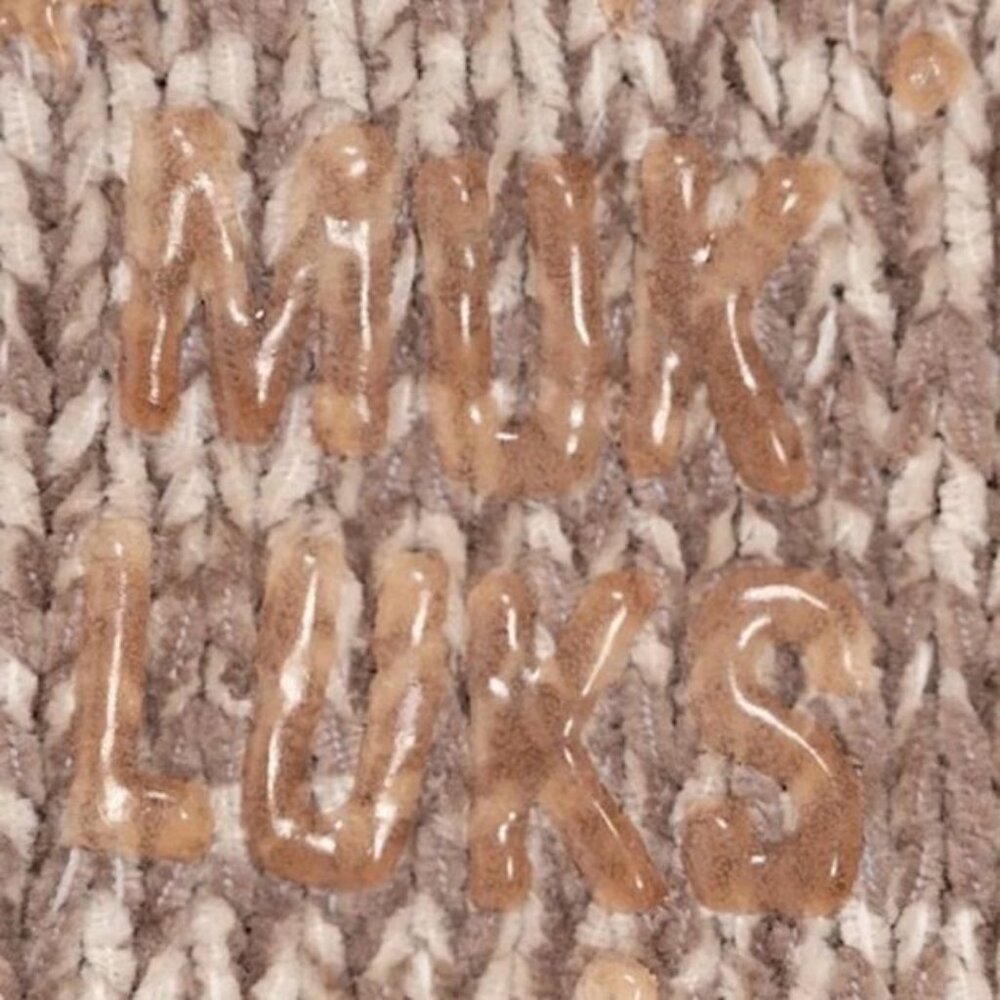 MUK LUKS Women's 2 Pack Lined Socks Faux Fur SIZE 5-7 Creme Tan NEW - Picture 6 of 9